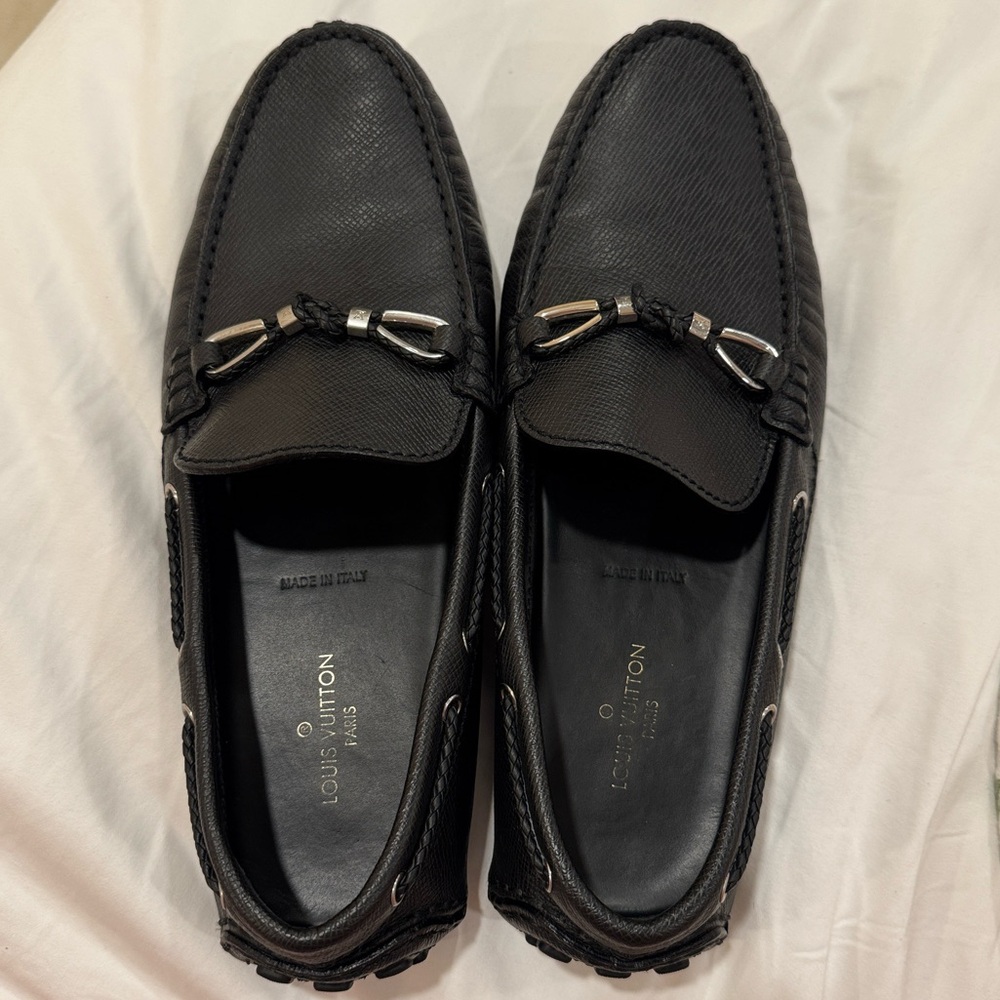 Louis Vuitton Black Driver Moccasins, Men’s 8 - Picture 9 of 10